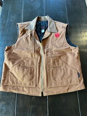 Ruger Men's Brown Quilted Work Vest